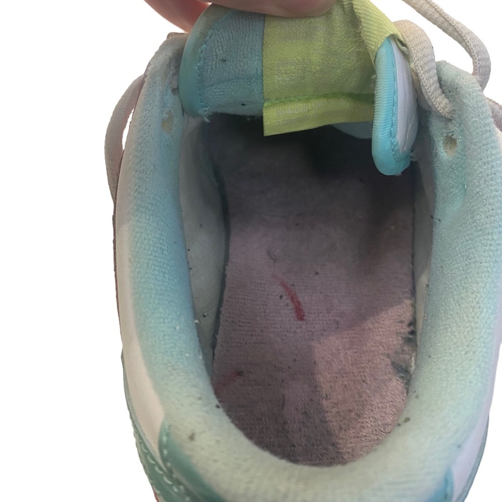 Nike Dunk Low Ice Cream Pink Green Blue Multi Color Youth 5 Women’s 7 - Picture 7 of 9